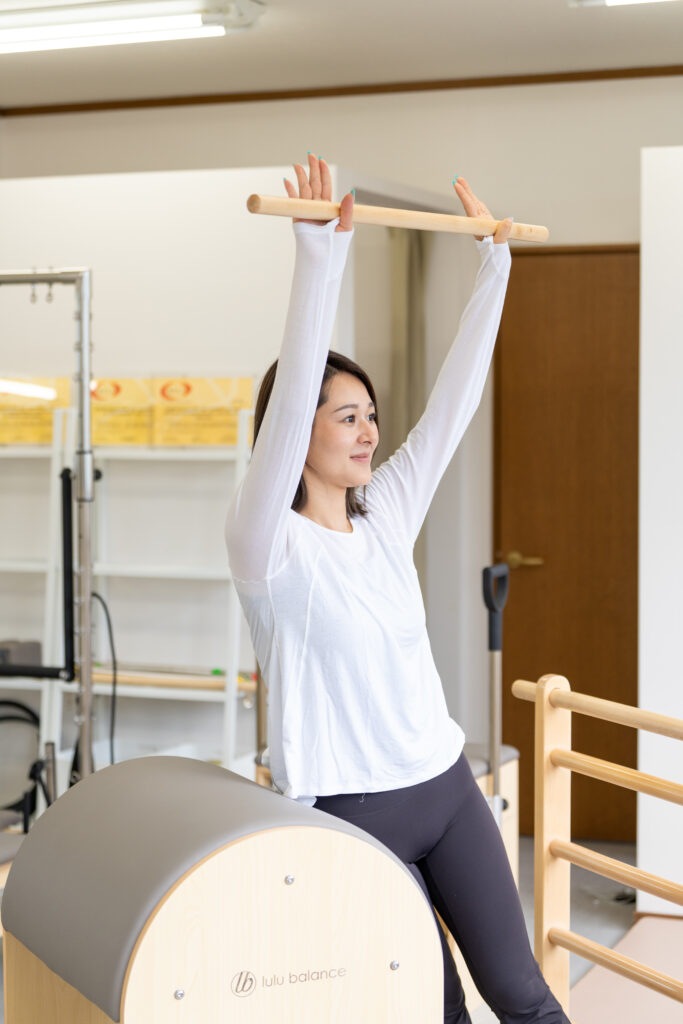 高崎市にあるピラティススタジオのインストラクターの写真